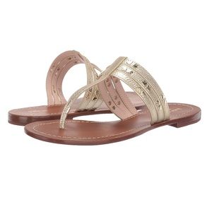 🤩Kate Spade Carol Sandals Pale Gold🤩